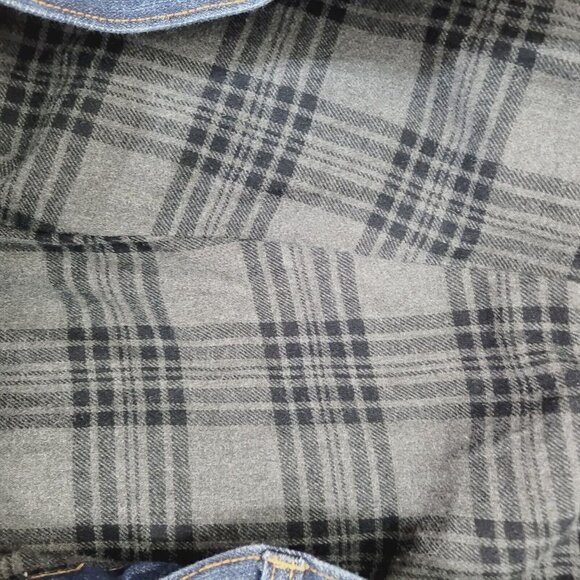 Croft & Barrow Sz 42x29 Jeans Flannel Lined Dark Wash Straight Leg Worn 1x EUC - Picture 6 of 7